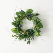 Blueberry & Green Leaf Accent Ring